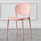 Plastic Contemporary Dining Room Chairs Matte Finish Open Back Dining Side Chairs Pink 1 Piece Clearhalo ' kitchen&dining_furn' 'Dining Chairs' 'Dining Tables & Seating' 'dining_chair' 'furn' 'furn_dining_chair' 'Furniture' 'furniture_dining_chair' 'Kitchen & Dining Furniture' 'kitchen' 3835126
