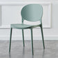 Plastic Contemporary Dining Room Chairs Matte Finish Open Back Dining Side Chairs Green 1 Piece Clearhalo ' kitchen&dining_furn' 'Dining Chairs' 'Dining Tables & Seating' 'dining_chair' 'furn' 'furn_dining_chair' 'Furniture' 'furniture_dining_chair' 'Kitchen & Dining Furniture' 'kitchen' 3835133