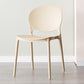 Plastic Contemporary Dining Room Chairs Matte Finish Open Back Dining Side Chairs Camel 1 Piece Clearhalo ' kitchen&dining_furn' 'Dining Chairs' 'Dining Tables & Seating' 'dining_chair' 'furn' 'furn_dining_chair' 'Furniture' 'furniture_dining_chair' 'Kitchen & Dining Furniture' 'kitchen' 3835154