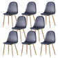 Indoor Armless Dining Chairs Velvet Solid Back Side Chairs with Metal Legs Grey 8 Piece Set Clearhalo ' kitchen&dining_furn' 'Dining Chairs' 'Dining Tables & Seating' 'dining_chair' 'furn' 'furn_dining_chair' 'Furniture' 'furniture_dining_chair' 'Kitchen & Dining Furniture' 'kitchen' 3835246