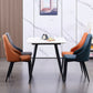 Modern Leather Dining Chair Solid Back Armless Side Chairs with Metal Legs Clearhalo ' kitchen&dining_furn' 'Dining Chairs' 'Dining Tables & Seating' 'dining_chair' 'furn' 'furn_dining_chair' 'Furniture' 'furniture_dining_chair' 'Kitchen & Dining Furniture' 'kitchen' 3835273