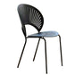 Metal Dining Room Chairs Set Contemporary Style Oval Open Back Side Chair Black 1 Piece Clearhalo ' kitchen&dining_furn' 'Dining Chairs' 'Dining Tables & Seating' 'dining_chair' 'furn' 'furn_dining_chair' 'Furniture' 'furniture_dining_chair' 'Kitchen & Dining Furniture' 'kitchen' 3835324