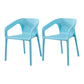 Modern Style Plastic Dining Arm Chair Stacking Dining Chair for Dining Room Blue 2 Piece Set Clearhalo ' kitchen&dining_furn' 'Dining Chairs' 'Dining Tables & Seating' 'dining_chair' 'furn' 'furn_dining_chair' 'Furniture' 'furniture_dining_chair' 'Kitchen & Dining Furniture' 'kitchen' 3835338