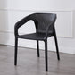 Modern Style Plastic Dining Arm Chair Stacking Dining Chair for Dining Room Black 1 Piece Clearhalo ' kitchen&dining_furn' 'Dining Chairs' 'Dining Tables & Seating' 'dining_chair' 'furn' 'furn_dining_chair' 'Furniture' 'furniture_dining_chair' 'Kitchen & Dining Furniture' 'kitchen' 3835347