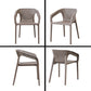 Modern Style Plastic Dining Arm Chair Stacking Dining Chair for Dining Room Clearhalo ' kitchen&dining_furn' 'Dining Chairs' 'Dining Tables & Seating' 'dining_chair' 'furn' 'furn_dining_chair' 'Furniture' 'furniture_dining_chair' 'Kitchen & Dining Furniture' 'kitchen' 3835349