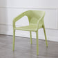 Modern Style Plastic Dining Arm Chair Stacking Dining Chair for Dining Room Lemon Green 1 Piece Clearhalo ' kitchen&dining_furn' 'Dining Chairs' 'Dining Tables & Seating' 'dining_chair' 'furn' 'furn_dining_chair' 'Furniture' 'furniture_dining_chair' 'Kitchen & Dining Furniture' 'kitchen' 3835380