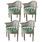 Solid Wood Country Style Dining Room Chairs Matte Finish Open Back Dining Arm Chairs Green 4 Piece Set Clearhalo ' kitchen&dining_furn' 'Dining Chairs' 'Dining Tables & Seating' 'dining_chair' 'furn' 'furn_dining_chair' 'Furniture' 'furniture_dining_chair' 'Kitchen & Dining Furniture' 'kitchen' 3835474
