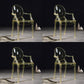 Scandinavian Plastic Dining Arm Chair Open Back Side Chair for Home Use Light Yellow 4 Piece Set Clearhalo ' kitchen&dining_furn' 'Dining Chairs' 'Dining Tables & Seating' 'dining_chair' 'furn' 'furn_dining_chair' 'Furniture' 'furniture_dining_chair' 'Kitchen & Dining Furniture' 'kitchen' 3835513