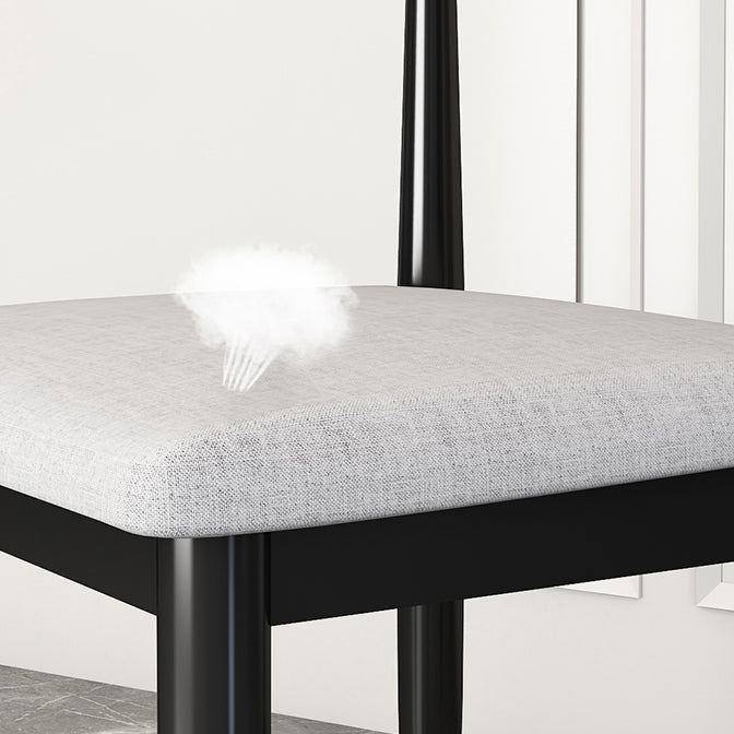 Metal Contemporary Style Dining Side Chair Indoor Open Back Dining Side Chair Clearhalo ' kitchen&dining_furn' 'Dining Chairs' 'Dining Tables & Seating' 'dining_chair' 'furn' 'furn_dining_chair' 'Furniture' 'furniture_dining_chair' 'Kitchen & Dining Furniture' 'kitchen' 3835535