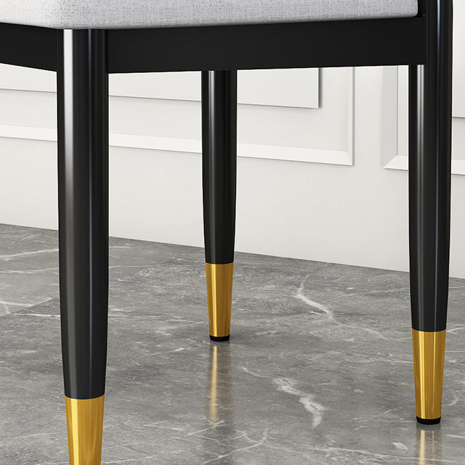 Metal Contemporary Style Dining Side Chair Indoor Open Back Dining Side Chair Clearhalo ' kitchen&dining_furn' 'Dining Chairs' 'Dining Tables & Seating' 'dining_chair' 'furn' 'furn_dining_chair' 'Furniture' 'furniture_dining_chair' 'Kitchen & Dining Furniture' 'kitchen' 3835540