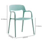 Plastic Open Back Stacking Arm Chair Contemporary Meeting Room Dining Chair Clearhalo ' kitchen&dining_furn' 'Dining Chairs' 'Dining Tables & Seating' 'dining_chair' 'furn' 'furn_dining_chair' 'Furniture' 'furniture_dining_chair' 'Kitchen & Dining Furniture' 'kitchen' 3835610