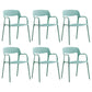 Plastic Open Back Stacking Arm Chair Contemporary Meeting Room Dining Chair Green 6 Piece Set Clearhalo ' kitchen&dining_furn' 'Dining Chairs' 'Dining Tables & Seating' 'dining_chair' 'furn' 'furn_dining_chair' 'Furniture' 'furniture_dining_chair' 'Kitchen & Dining Furniture' 'kitchen' 3835621