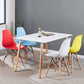 Contemporary Style Plastic Dining Chair Home Side Solid Back Chair for Kitchen Clearhalo ' kitchen&dining_furn' 'Dining Chairs' 'Dining Tables & Seating' 'dining_chair' 'Furniture' 'furniture_dining_chair' 'Kitchen & Dining Furniture' 'kitchen' 3835634