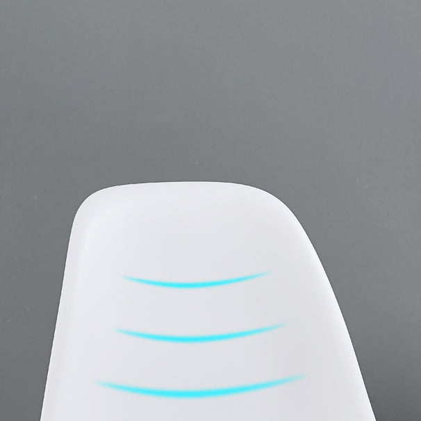 Contemporary Style Plastic Dining Chair Home Side Solid Back Chair for Kitchen Clearhalo ' kitchen&dining_furn' 'Dining Chairs' 'Dining Tables & Seating' 'dining_chair' 'Furniture' 'furniture_dining_chair' 'Kitchen & Dining Furniture' 'kitchen' 3835645