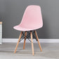 Contemporary Style Plastic Dining Chair Home Side Solid Back Chair for Kitchen Pink 1 Piece Clearhalo ' kitchen&dining_furn' 'Dining Chairs' 'Dining Tables & Seating' 'dining_chair' 'Furniture' 'furniture_dining_chair' 'Kitchen & Dining Furniture' 'kitchen' 3835659