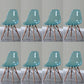 Glam Style Acrylic Side Chair Transparent Armless Dining Chairs for Home Blue Set of 8 Clearhalo ' kitchen&dining_furn' 'Dining Chairs' 'Dining Tables & Seating' 'dining_chair' 'Furniture' 'furniture_dining_chair' 'Kitchen & Dining Furniture' 'kitchen' 3835702