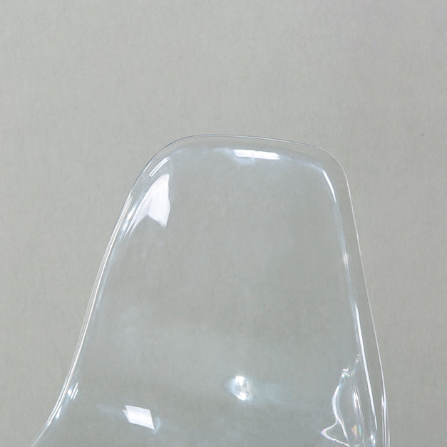 Glam Style Acrylic Side Chair Transparent Armless Dining Chairs for Home Clearhalo ' kitchen&dining_furn' 'Dining Chairs' 'Dining Tables & Seating' 'dining_chair' 'Furniture' 'furniture_dining_chair' 'Kitchen & Dining Furniture' 'kitchen' 3835703