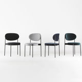 Glam Style Metal Side Chair Open Back Dining Armless Chair for Dining Room Clearhalo ' kitchen&dining_furn' 'Dining Chairs' 'Dining Tables & Seating' 'dining_chair' 'Furniture' 'furniture_dining_chair' 'Kitchen & Dining Furniture' 'kitchen' 3835719