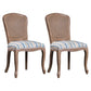 Solid Wood Country Style Dining Room Chairs Matte Finish Cane Back Dining Chairs White-Blue 2 Piece Set Clearhalo ' kitchen&dining_furn' 'Dining Chairs' 'Dining Tables & Seating' 'dining_chair' 'furn' 'furn_dining_chair' 'Furniture' 'furniture_dining_chair' 'Kitchen & Dining Furniture' 'kitchen' 3835775