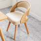 Wood Modern Dining Arm Chair with Color Cushion Open Back Dining Side Chair for Home Clearhalo ' kitchen&dining_furn' 'Dining Chairs' 'Dining Tables & Seating' 'dining_chair' 'furn' 'furn_dining_chair' 'Furniture' 'furniture_dining_chair' 'Kitchen & Dining Furniture' 'kitchen' 3835951