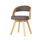 Wood Modern Dining Arm Chair with Color Cushion Open Back Dining Side Chair for Home Grey 1 Piece Clearhalo ' kitchen&dining_furn' 'Dining Chairs' 'Dining Tables & Seating' 'dining_chair' 'furn' 'furn_dining_chair' 'Furniture' 'furniture_dining_chair' 'Kitchen & Dining Furniture' 'kitchen' 3835958