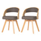 Wood Modern Dining Arm Chair with Color Cushion Open Back Dining Side Chair for Home Grey 2 Piece Set Clearhalo ' kitchen&dining_furn' 'Dining Chairs' 'Dining Tables & Seating' 'dining_chair' 'furn' 'furn_dining_chair' 'Furniture' 'furniture_dining_chair' 'Kitchen & Dining Furniture' 'kitchen' 3835960