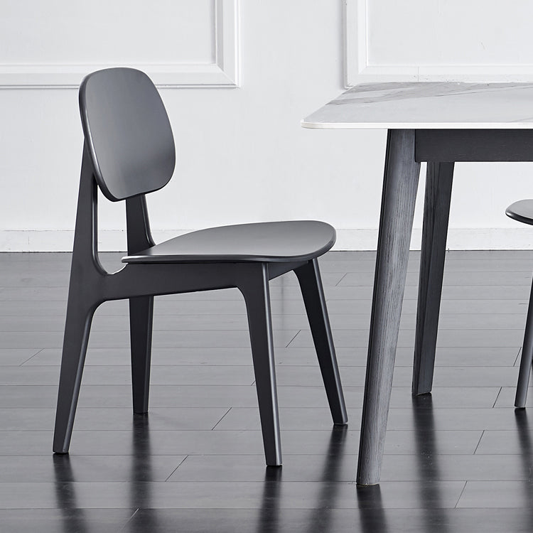 Contemporary Kitchen Dining Chair Open Back Dining Side Chair with Wooden Legs Clearhalo ' kitchen&dining_furn' 'Dining Chairs' 'Dining Tables & Seating' 'dining_chair' 'furn' 'furn_dining_chair' 'Furniture' 'furniture_dining_chair' 'Kitchen & Dining Furniture' 'kitchen' 3835991