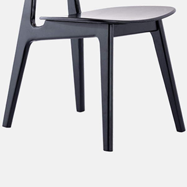 Contemporary Kitchen Dining Chair Open Back Dining Side Chair with Wooden Legs Clearhalo ' kitchen&dining_furn' 'Dining Chairs' 'Dining Tables & Seating' 'dining_chair' 'furn' 'furn_dining_chair' 'Furniture' 'furniture_dining_chair' 'Kitchen & Dining Furniture' 'kitchen' 3836001