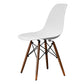Glam Style Side Chair Set Plastic Dining Room Side Chair with Wood Legs Clearhalo ' kitchen&dining_furn' 'Dining Chairs' 'Dining Tables & Seating' 'dining_chair' 'Furniture' 'furniture_dining_chair' 'Kitchen & Dining Furniture' 'kitchen' 3836012