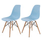 Glam Style Side Chair Set Plastic Dining Room Side Chair with Wood Legs Blue Set of 2 Clearhalo ' kitchen&dining_furn' 'Dining Chairs' 'Dining Tables & Seating' 'dining_chair' 'Furniture' 'furniture_dining_chair' 'Kitchen & Dining Furniture' 'kitchen' 3836027