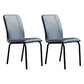 Modern Upholstered Side Dining Chairs Leather Solid Back Armless Chairs Blue Set of 2 Clearhalo ' kitchen&dining_furn' 'Dining Chairs' 'Dining Tables & Seating' 'dining_chair' 'Furniture' 'furniture_dining_chair' 'Kitchen & Dining Furniture' 'kitchen' 3836044