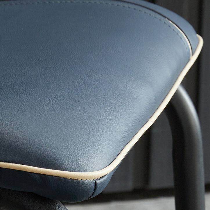 Modern Upholstered Side Dining Chairs Leather Solid Back Armless Chairs Clearhalo ' kitchen&dining_furn' 'Dining Chairs' 'Dining Tables & Seating' 'dining_chair' 'Furniture' 'furniture_dining_chair' 'Kitchen & Dining Furniture' 'kitchen' 3836047