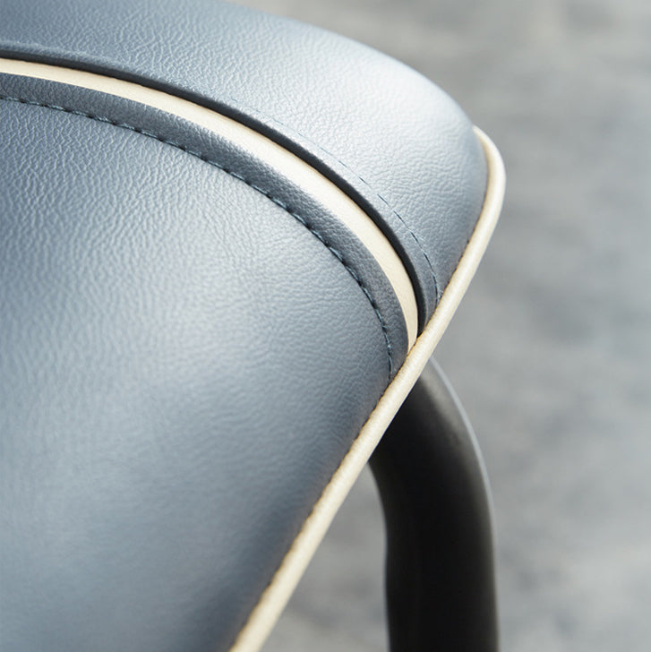 Modern Upholstered Side Dining Chairs Leather Solid Back Armless Chairs Clearhalo ' kitchen&dining_furn' 'Dining Chairs' 'Dining Tables & Seating' 'dining_chair' 'Furniture' 'furniture_dining_chair' 'Kitchen & Dining Furniture' 'kitchen' 3836049