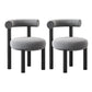 Modern Round Set Dining Chair 30"H Open Back Dining Side Chair for Restaurant Grey 2 Piece Set Clearhalo ' kitchen&dining_furn' 'Dining Chairs' 'Dining Tables & Seating' 'dining_chair' 'furn' 'furn_dining_chair' 'Furniture' 'furniture_dining_chair' 'Kitchen & Dining Furniture' 'kitchen' 3836063