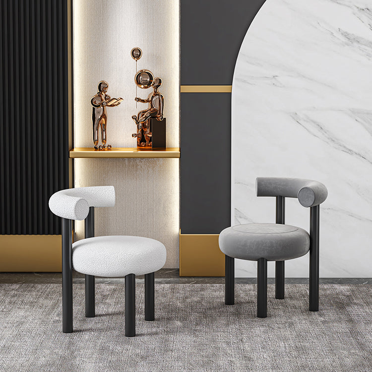 Modern Round Set Dining Chair 30"H Open Back Dining Side Chair for Restaurant Clearhalo ' kitchen&dining_furn' 'Dining Chairs' 'Dining Tables & Seating' 'dining_chair' 'furn' 'furn_dining_chair' 'Furniture' 'furniture_dining_chair' 'Kitchen & Dining Furniture' 'kitchen' 3836064