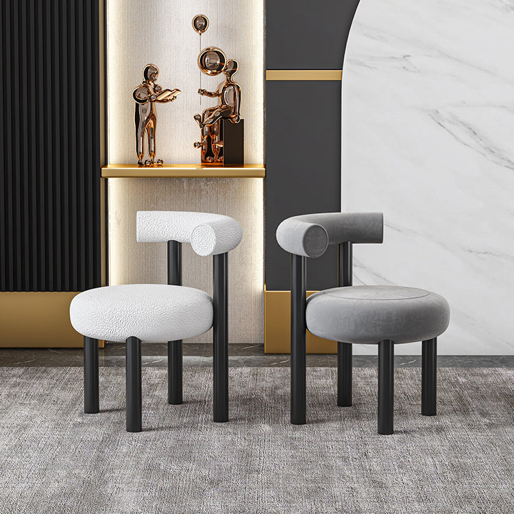 Modern Round Set Dining Chair 30"H Open Back Dining Side Chair for Restaurant Clearhalo ' kitchen&dining_furn' 'Dining Chairs' 'Dining Tables & Seating' 'dining_chair' 'furn' 'furn_dining_chair' 'Furniture' 'furniture_dining_chair' 'Kitchen & Dining Furniture' 'kitchen' 3836066