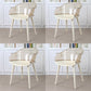 Glam Style Transparent Acrylic Arm Chair Multicolor Dining Arm Chair for Home Brown Set of 4 Clearhalo ' kitchen&dining_furn' 'Dining Chairs' 'Dining Tables & Seating' 'dining_chair' 'Furniture' 'furniture_dining_chair' 'Kitchen & Dining Furniture' 'kitchen' 3836104