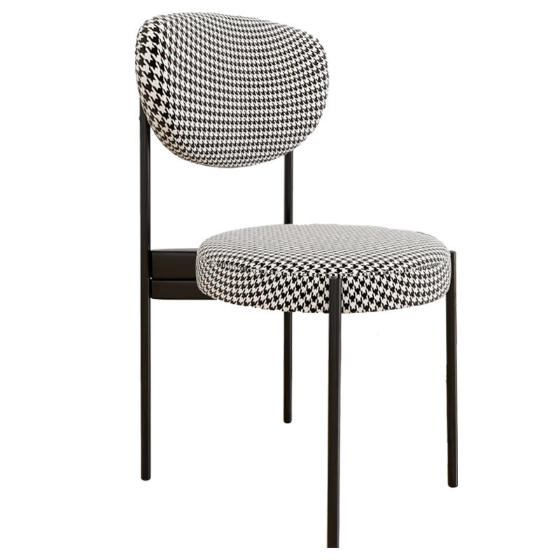 Glam Style Metal Side Chair Matte Finish Open Back Dining Chair for Home Use Clearhalo ' kitchen&dining_furn' 'Dining Chairs' 'Dining Tables & Seating' 'dining_chair' 'furn' 'furn_dining_chair' 'Furniture' 'furniture_dining_chair' 'Kitchen & Dining Furniture' 'kitchen' 3836125