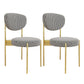 Glam Style Metal Side Chair Matte Finish Open Back Dining Chair for Home Use Black-White 2 Piece Set Brass Gold Clearhalo ' kitchen&dining_furn' 'Dining Chairs' 'Dining Tables & Seating' 'dining_chair' 'furn' 'furn_dining_chair' 'Furniture' 'furniture_dining_chair' 'Kitchen & Dining Furniture' 'kitchen' 3836152