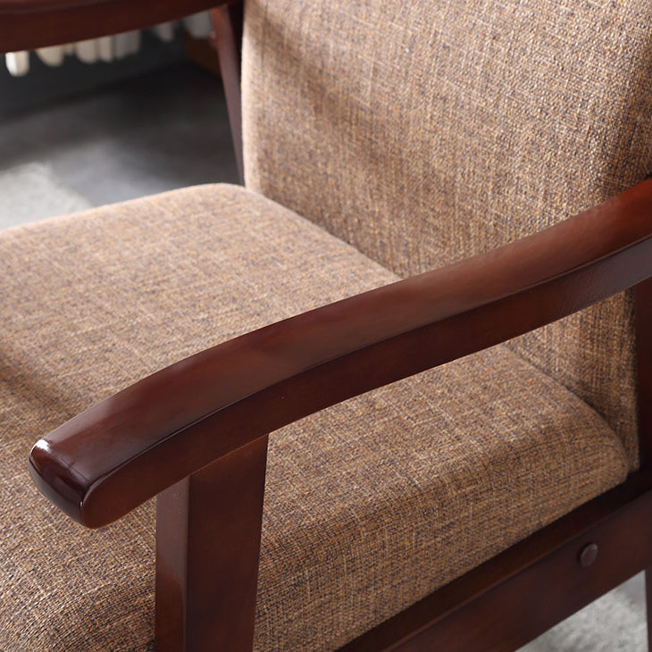 Contemporary Style Kitchen Square Dining Chair Parsons Dining Arm Chair Clearhalo ' kitchen&dining_furn' 'Dining Chairs' 'Dining Tables & Seating' 'dining_chair' 'furn' 'furn_dining_chair' 'Furniture' 'furniture_dining_chair' 'Kitchen & Dining Furniture' 'kitchen' 3836192