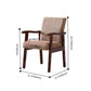 Contemporary Style Kitchen Square Dining Chair Parsons Dining Arm Chair Clearhalo ' kitchen&dining_furn' 'Dining Chairs' 'Dining Tables & Seating' 'dining_chair' 'furn' 'furn_dining_chair' 'Furniture' 'furniture_dining_chair' 'Kitchen & Dining Furniture' 'kitchen' 3836196