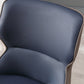 Scandinavian Style Faux Leather Dining Chair Solid Back Chair with 4 Black Finish Legs Clearhalo ' kitchen&dining_furn' 'Dining Chairs' 'Dining Tables & Seating' 'dining_chair' 'furn' 'furn_dining_chair' 'Furniture' 'furniture_dining_chair' 'Kitchen & Dining Furniture' 'kitchen' 3836225