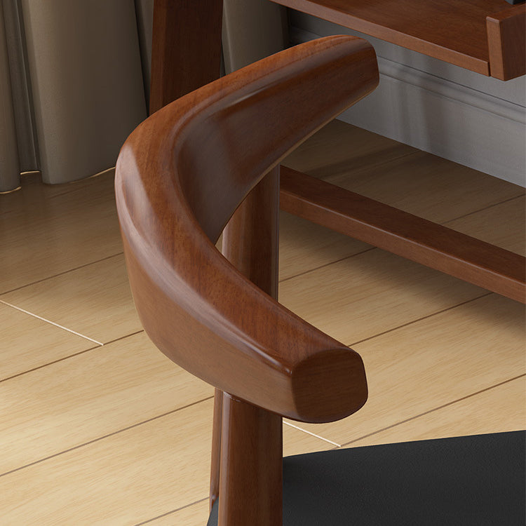 Contemporary Style Rubberwood Chair Set Open Back Side Kitchen Dining Room Chairs Clearhalo ' kitchen&dining_furn' 'Dining Chairs' 'Dining Tables & Seating' 'dining_chair' 'furn' 'furn_dining_chair' 'Furniture' 'furniture_dining_chair' 'Kitchen & Dining Furniture' 'kitchen' 3836243