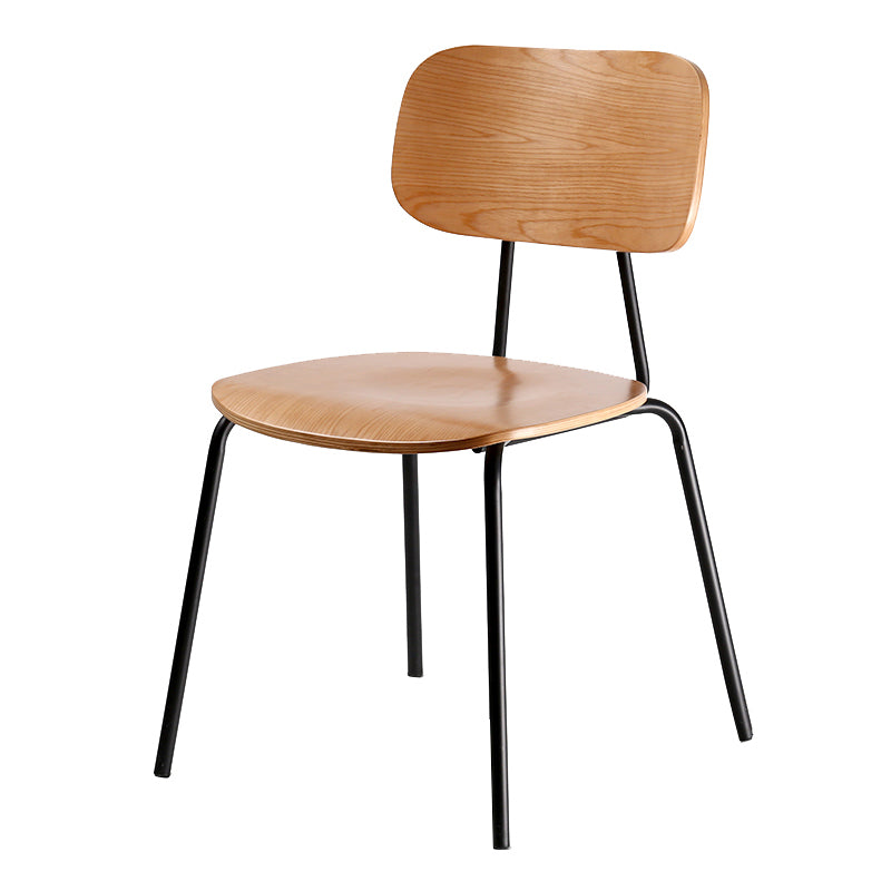 Metal Industrial Style Dining Side Chair Indoor Open Back Dining Side Chair Clearhalo ' kitchen&dining_furn' 'Dining Chairs' 'Dining Tables & Seating' 'dining_chair' 'furn' 'furn_dining_chair' 'Furniture' 'furniture_dining_chair' 'Kitchen & Dining Furniture' 'kitchen' 3836300