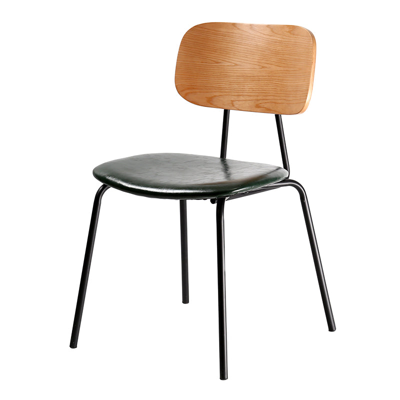 Metal Industrial Style Dining Side Chair Indoor Open Back Dining Side Chair Green 1 Piece Clearhalo ' kitchen&dining_furn' 'Dining Chairs' 'Dining Tables & Seating' 'dining_chair' 'furn' 'furn_dining_chair' 'Furniture' 'furniture_dining_chair' 'Kitchen & Dining Furniture' 'kitchen' 3836320