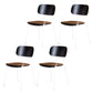 Metal Industrial Style Dining Side Chair Indoor Open Back Dining Side Chair Black White 4 Piece Set Clearhalo ' kitchen&dining_furn' 'Dining Chairs' 'Dining Tables & Seating' 'dining_chair' 'furn' 'furn_dining_chair' 'Furniture' 'furniture_dining_chair' 'Kitchen & Dining Furniture' 'kitchen' 3836325