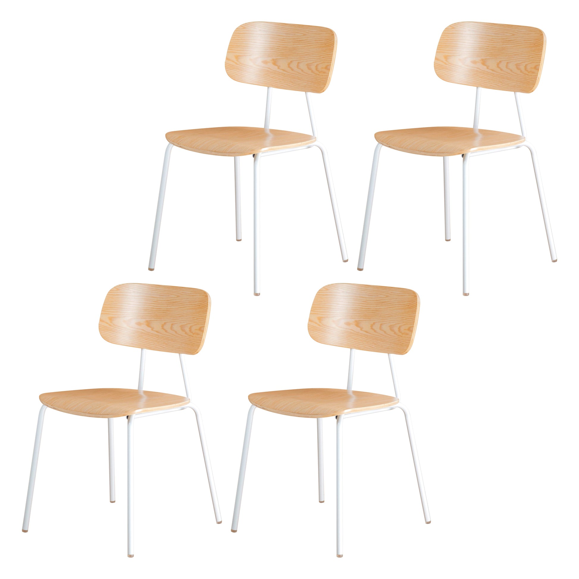 Metal Industrial Style Dining Side Chair Indoor Open Back Dining Side Chair Wood 4 Piece Set Clearhalo ' kitchen&dining_furn' 'Dining Chairs' 'Dining Tables & Seating' 'dining_chair' 'furn' 'furn_dining_chair' 'Furniture' 'furniture_dining_chair' 'Kitchen & Dining Furniture' 'kitchen' 3836337