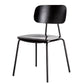 Metal Industrial Style Dining Side Chair Indoor Open Back Dining Side Chair Gloss Black 1 Piece Clearhalo ' kitchen&dining_furn' 'Dining Chairs' 'Dining Tables & Seating' 'dining_chair' 'furn' 'furn_dining_chair' 'Furniture' 'furniture_dining_chair' 'Kitchen & Dining Furniture' 'kitchen' 3836341