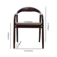 Minimalist Kitchen Opening Back Dining Arm Chair Solid Wood Dining Arm Chair Clearhalo ' kitchen&dining_furn' 'Dining Chairs' 'Dining Tables & Seating' 'dining_chair' 'furn' 'furn_dining_chair' 'Furniture' 'furniture_dining_chair' 'Kitchen & Dining Furniture' 'kitchen' 3836365