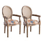 Solid Wood Farmhouse Dining Room Chair Matte Finish King Louis Back Side Chair Orange 2 Piece Set Clearhalo ' kitchen&dining_furn' 'Dining Chairs' 'Dining Tables & Seating' 'dining_chair' 'furn' 'furn_dining_chair' 'Furniture' 'furniture_dining_chair' 'Kitchen & Dining Furniture' 'kitchen' 3836413